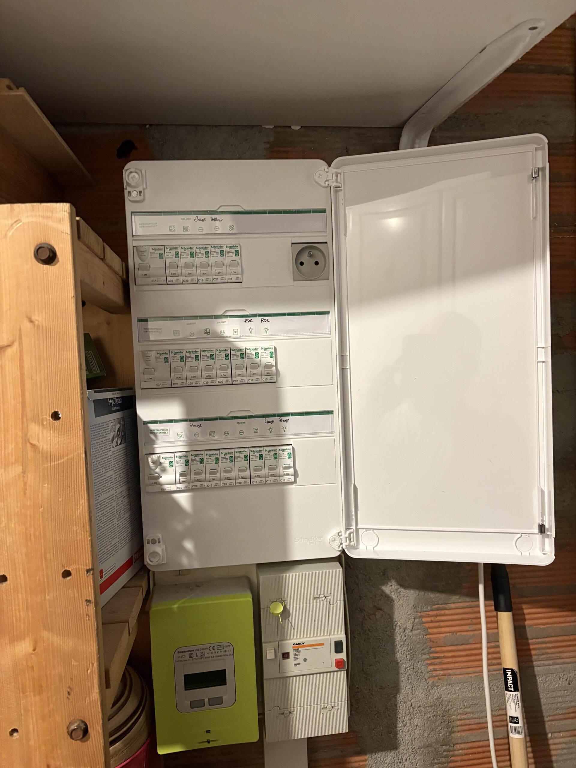 Après travaux : remplacement du tableau électrique et conformité